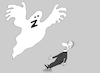 Cartoon: ghost (small) by Tarasenko  Valeri tagged ghost,cast,scare,horror