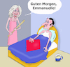 Cartoon: Liebe auf Französisch (small) by Tarasenko  Valeri tagged morgen,emmanuelle