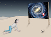Cartoon: navigator (small) by Tarasenko  Valeri tagged navigator,desert,galaxy,map