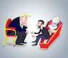Cartoon: prayer (small) by Tarasenko  Valeri tagged zelensky,trump,talks,coffin,dad
