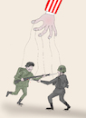 Cartoon: puppets (small) by Tarasenko  Valeri tagged war,soldiers,victims