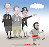 Cartoon: Terrorist-beggar (small) by Tarasenko  Valeri tagged war,criminal,zelensky,europe,approves,terror