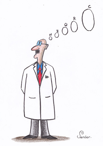 Cartoon: thinking (medium) by serdartoon tagged math2022