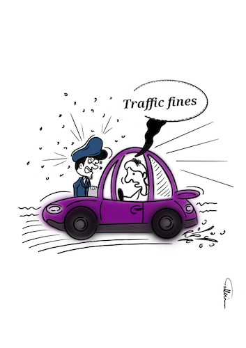 Cartoon: Traffic Fines (medium) by sally cartoonist tagged traffic,fines,transport,automotive,job,money,newspapers,magazines,cartoons,caricature,traffic,fines,transport,automotive,job,money,newspapers,magazines,cartoons,caricature