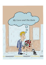 Cartoon: Alone in The Rain (small) by sally cartoonist tagged alone,loneliness,love,rain,friendship