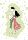 Cartoon: Deep Love (small) by sally cartoonist tagged love,adam,eve,divorce,friendship,loneliness,marriage,relationship,wedding,chance,family,cartoon,caricature