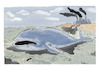 Cartoon: Sea Pollution (small) by sally cartoonist tagged pollution,sea,ocean,destruction,environment,animals,climate,epidemics,newspapers,magazines