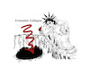 Cartoon: Statue of Liberty (small) by sally cartoonist tagged collapse,economy,crisis,market,trade,national,international,war,politicians,taxes