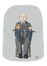 Cartoon: Tri-tra-trump-la-la (small) by SandraNabbefeld tagged cartoon,humor,satire,politik,putin,trump,vance,jdvance,selenskyj,zelenskyi,ukraine,russland,oval,office,white,house,washington,russia,europa,friedensverhandlungen