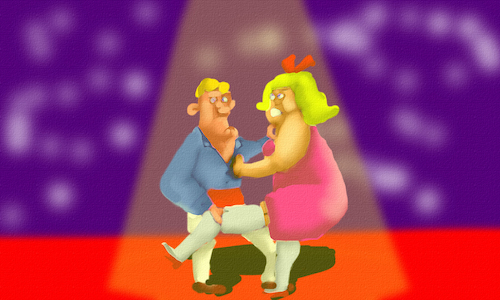 Cartoon: The last dancing (medium) by sal tagged cartoon,comic,the,last,dancing