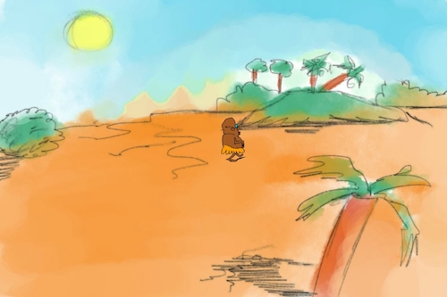 Cartoon: banana issue part1 (medium) by sal tagged cartoon,sal