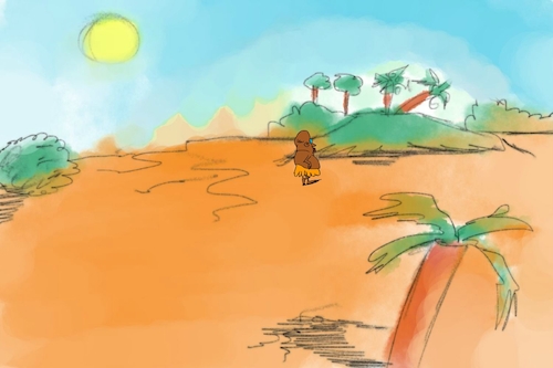 Cartoon: banana issue part1 (medium) by sal tagged cartoon,sal