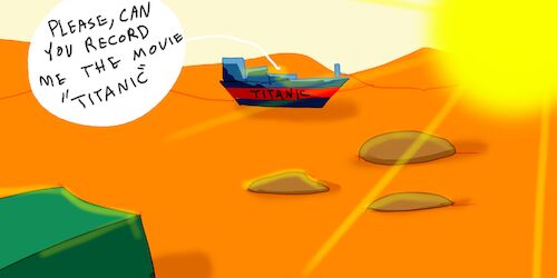 Cartoon: buying titanic for housing (medium) by sal tagged cartoon