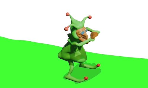 Cartoon: Mr. froggy 3d mode animation (medium) by sal tagged cartoon,animation,3d,froggy,mr