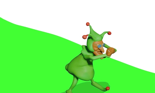 Cartoon: Mr. froggy 3d mode animation (medium) by sal tagged cartoon,animation,3d,froggy,mr