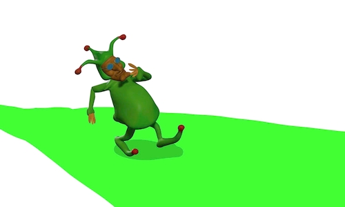 Cartoon: Mr. froggy 3d mode animation (medium) by sal tagged cartoon,animation,3d,froggy,mr