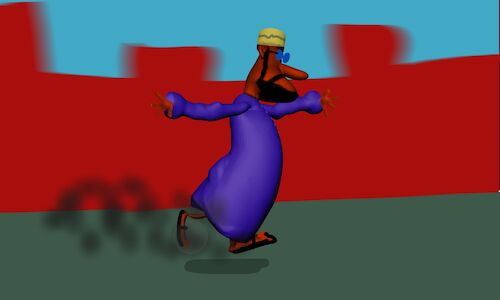 Cartoon: mr mubakher 3d mode (medium) by sal tagged cartoon,animation