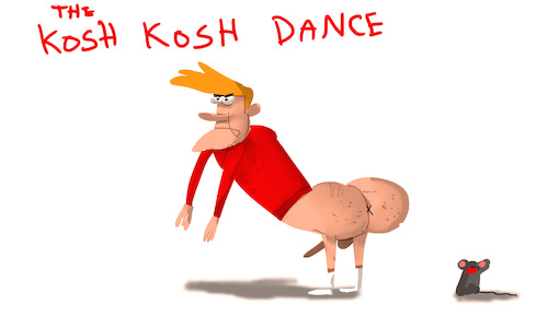 Cartoon: The kosh kosh dance part1 (medium) by sal tagged cartoon,comic,story,kosh,dance