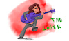 Cartoon: THE LOSER (small) by sal tagged cartoon,the,loser