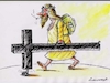 Cartoon: Kreuzen (small) by Siminoga Vadim tagged religion,idole,geist,trost,opfer