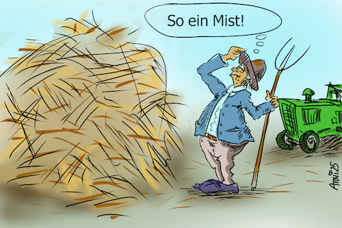 Cartoon: Alles Mist (medium) by Arni tagged eu,politiker,landwirt,bauer,bauern,landwirte,landwirtschaft,hilfe,gesetze,lobby,gabel,eu,politiker,landwirt,bauer,bauern,landwirte,landwirtschaft,hilfe,gesetze,lobby,gabel
