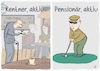Cartoon: Aktivrente (small) by Gabi Horvath tagged renten,rentner,rentnerin,aktivrente,altersarmut
