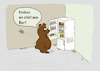 Cartoon: Intelligenter Kühlschrank (small) by Gabi Horvath tagged ki,sprechender,kühlschrank,technik,vernachlässigung