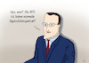 Cartoon: Überraschung (small) by Gabi Horvath tagged afd,gesichert,rechtsextrem,rechtsextremistisch,verfassungsschutz,brandmauer,cdu,spahn