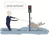 Cartoon: und tschüss! (small) by Gabi Horvath tagged fdp,koalition,scholz,entlässt,entlassen,lindner,finanzminister,ampel,spd