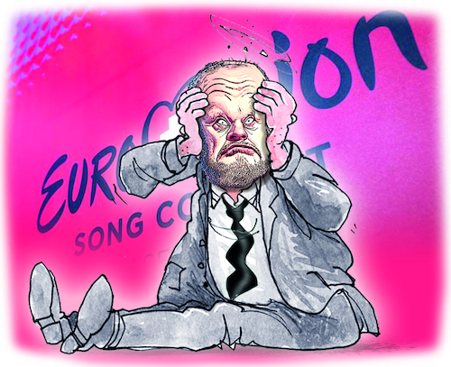 Cartoon: ESC (medium) by Ritter-Cartoons tagged esc