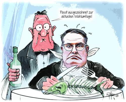 Cartoon: Heringsessen (medium) by Ritter-Cartoons tagged fastenzeit,bei,alexander,schweitzer,spd,presse,karikaturen,von,berthold,ritter,cartoons,fastenzeit,bei,alexander,schweitzer,spd,presse,karikaturen,von,berthold,ritter,cartoons