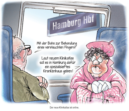 Cartoon: Neuer Klinikatlas (medium) by Ritter-Cartoons tagged neuer,klinikatlas