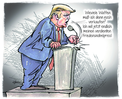 Waffenhändler fordert Friedensno