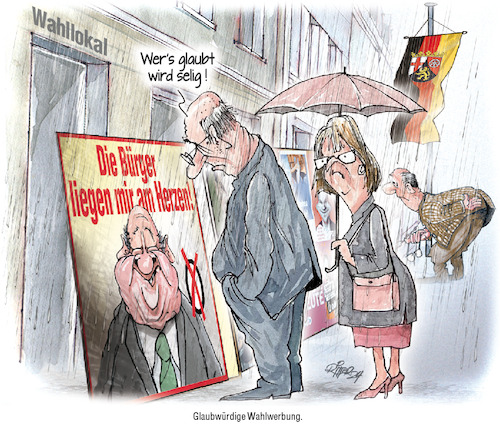 Cartoon: Wahlen 3 (medium) by Ritter-Cartoons tagged wahlen