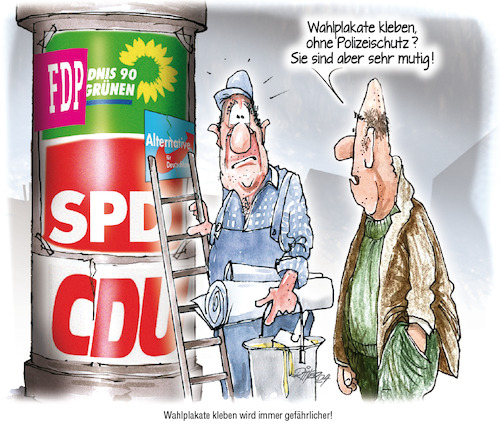 Cartoon: Wahlen 4 (medium) by Ritter-Cartoons tagged wahlen