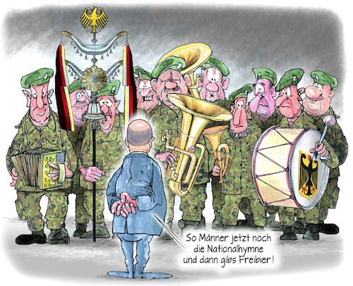 Zapfenstreich Olaf Scholz Zapfenstreich Olaf Scholz