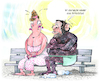 Cartoon: Affenhitze (small) by Ritter-Cartoons tagged wetterv,klima