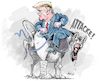 Cartoon: Attacke (small) by Ritter-Cartoons tagged irankrieg,trump,pressekarikaturen,und,cartoons,von,berthold,ritter,facebook,seite,ritterkarikaturen