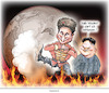 Cartoon: Die Welt in Flammen (small) by Ritter-Cartoons tagged putin