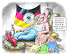 Cartoon: EM Fieber (small) by Ritter-Cartoons tagged fußball,em
