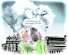 Cartoon: Endlich weißer Rauch (small) by Ritter-Cartoons tagged umweltschutz