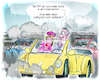 Cartoon: Fdp will mehr Autos in den Innen (small) by Ritter-Cartoons tagged fdp