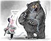 Cartoon: Russischer Bär (small) by Ritter-Cartoons tagged wladimir,putin,fest,an,der,kette