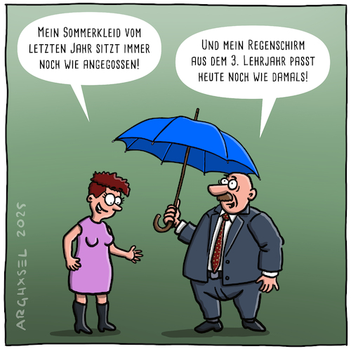 Regenschirm passt noch