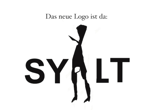 Cartoon: Das Neue Sylt-Logo (medium) by Rudissketchbook tagged sylt,logo,party,reich,exklusiv,fremdenfeindlich,rassismus,hitlergruß