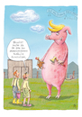 Cartoon: Old MacDonald (small) by Rebecca-Meyer tagged ttrump,ausschleichen,bauer,old,mac,donald