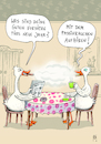 Cartoon: Vorsätze (small) by Rebecca-Meyer tagged gänse,links,ganter,raucht,zigarette,sprechblase,frage,vorsätze,neues,jahr,rechts,gans,genervt,hustet,passivrauchen,antwort,aufhören,humor,neujahr,gesellschaft,rauchen,menschlich,winter,rauch,silvester,party