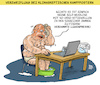 Cartoon: Hitzerekorde (small) by Karl Berger tagged klimaskeptiker,klima,hitzewelle,lügenpresse,kampfposter