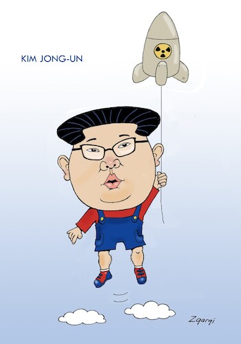 Cartoon: Kim Jong -Un (medium) by Zeynep Gargi tagged north,korea