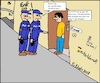 Cartoon: Trickbetrüger gesucht... (small) by Stiftewürger tagged polizisten,trickbetrüger,männer,gesellschaft,missverständnis,räuber,gendarm,kriminalität,betrüger,betrug